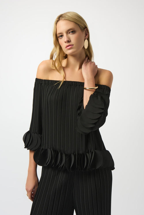 An image of the Joseph Ribkoff Off the Shoulder Top