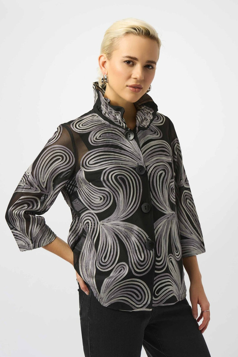 An image of the Joseph Ribkoff Mesh Jacket