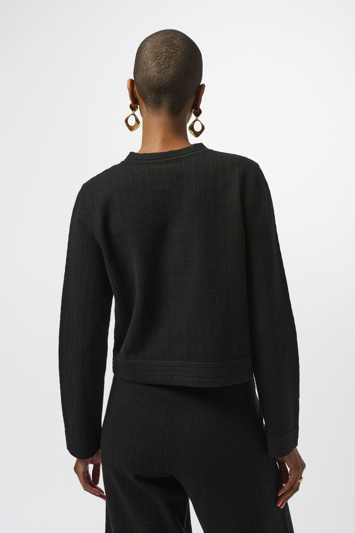 An image of the Joseph Ribkoff Button-Front Knit Jacket