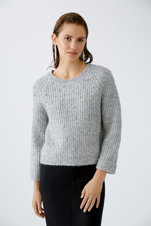 An image of the Oui Jumper With Diamante Detail