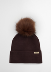 An image of the Barbour International Mallory Pom Beanie Hat