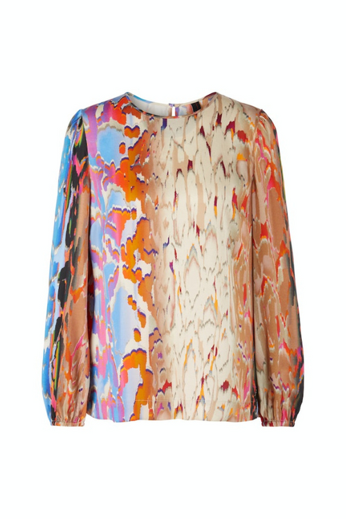 An image of the Marc Cain Long Sleeve Blouse Multi