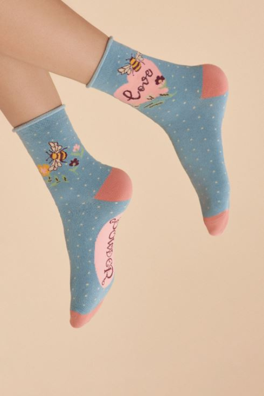 An image of the Powder Ankle Socks
