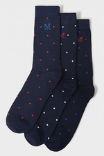 An image of the Crew Clothing 3 Pack Bamboo Socks