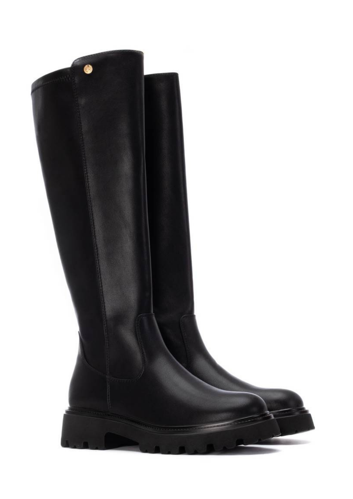 An image of the Xti Leather Long Boots
