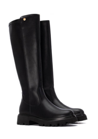 An image of the Xti Leather Long Boots