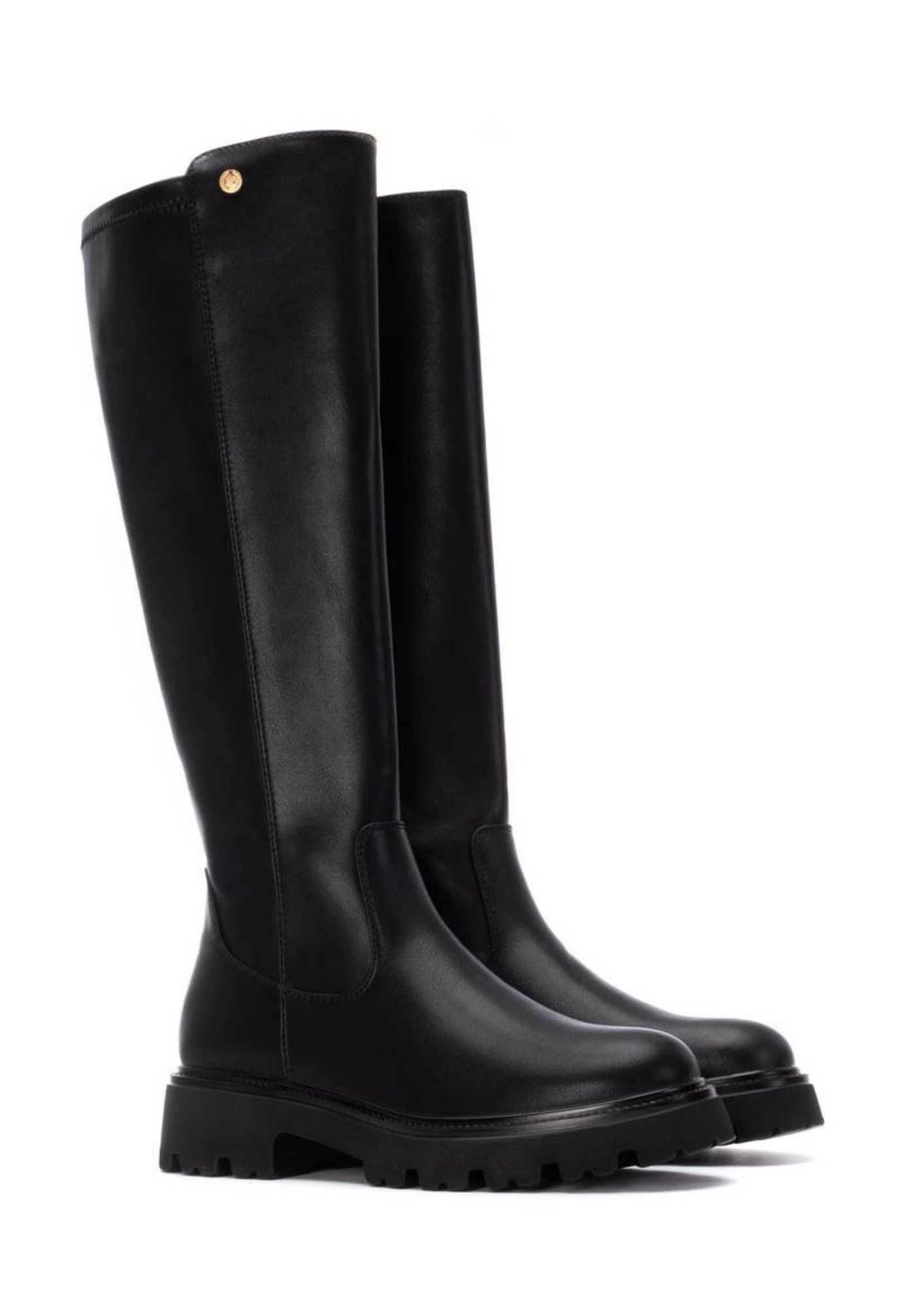 An image of the Xti Leather Long Boots