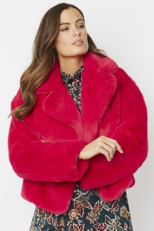 An image of the Jayley Faux Fur Jacket