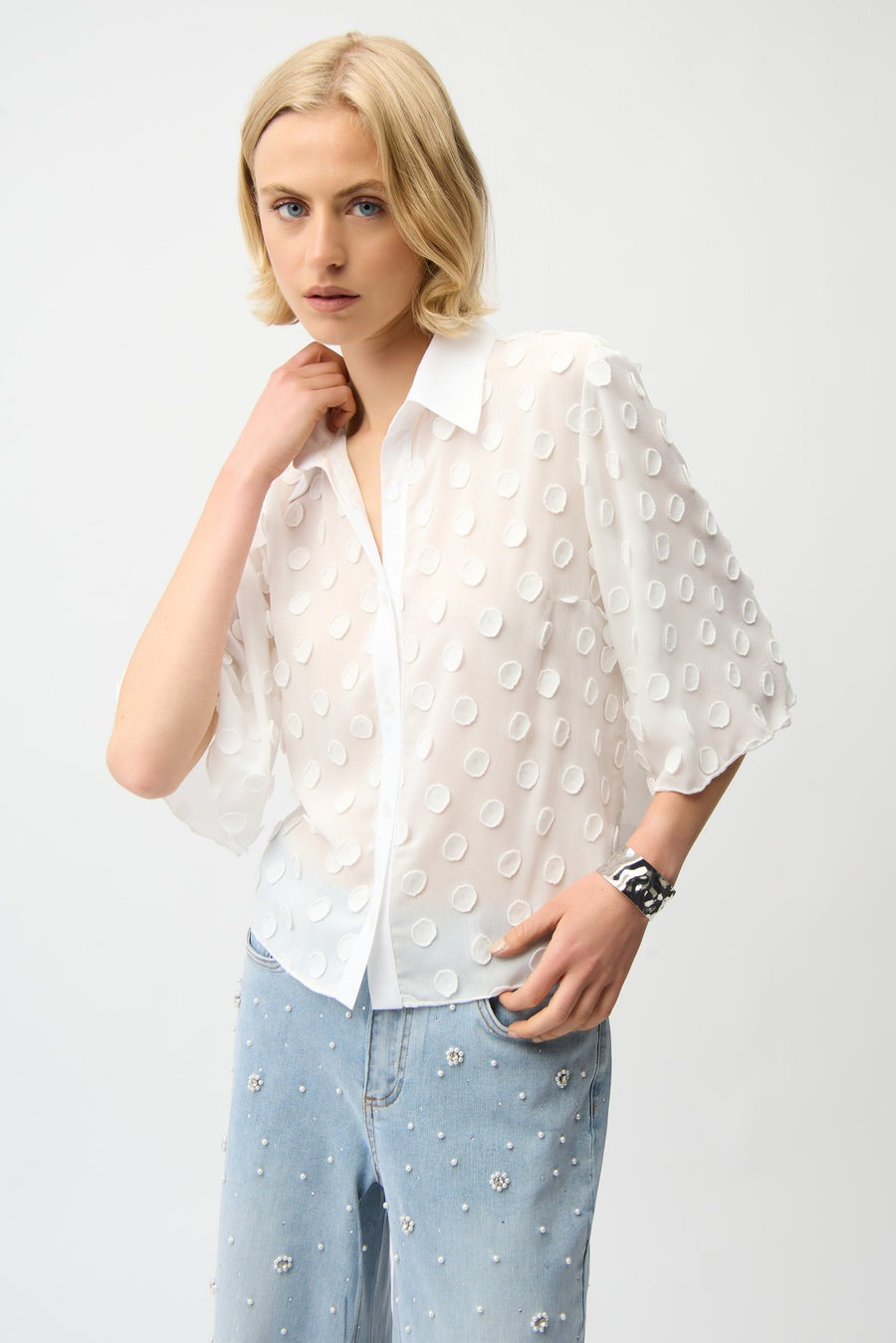 An image of the Joseph Ribkoff Blouse