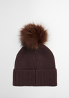 An image of the Barbour International Mallory Pom Beanie Hat