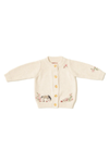 An image of the Eleanor Charles Horseshoe Floral Cardigan