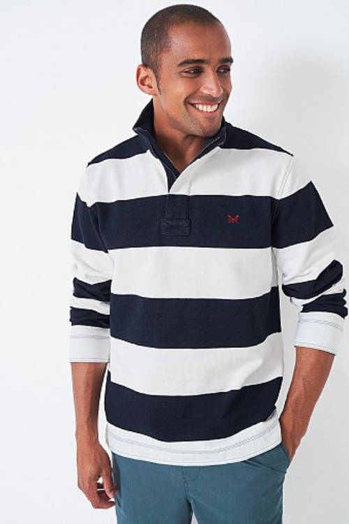 An image of the Crew Clothing Padstow Pique Sweatshirt