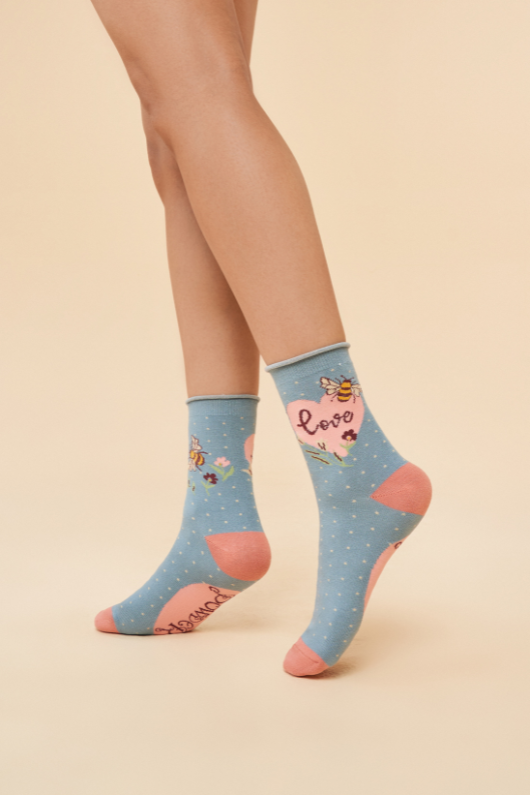 An image of the Powder Ankle Socks