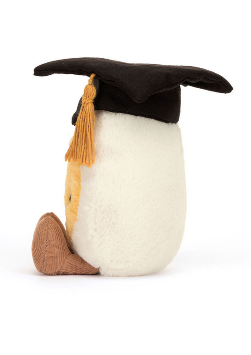 An image of the Jellycat Jellycat Amusables Boiled Egg Graduation