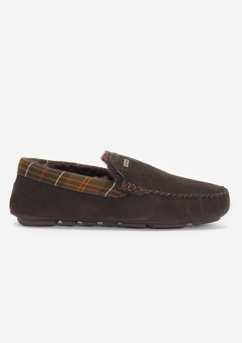 An image of the Barbour Monty Moccasin Slippers