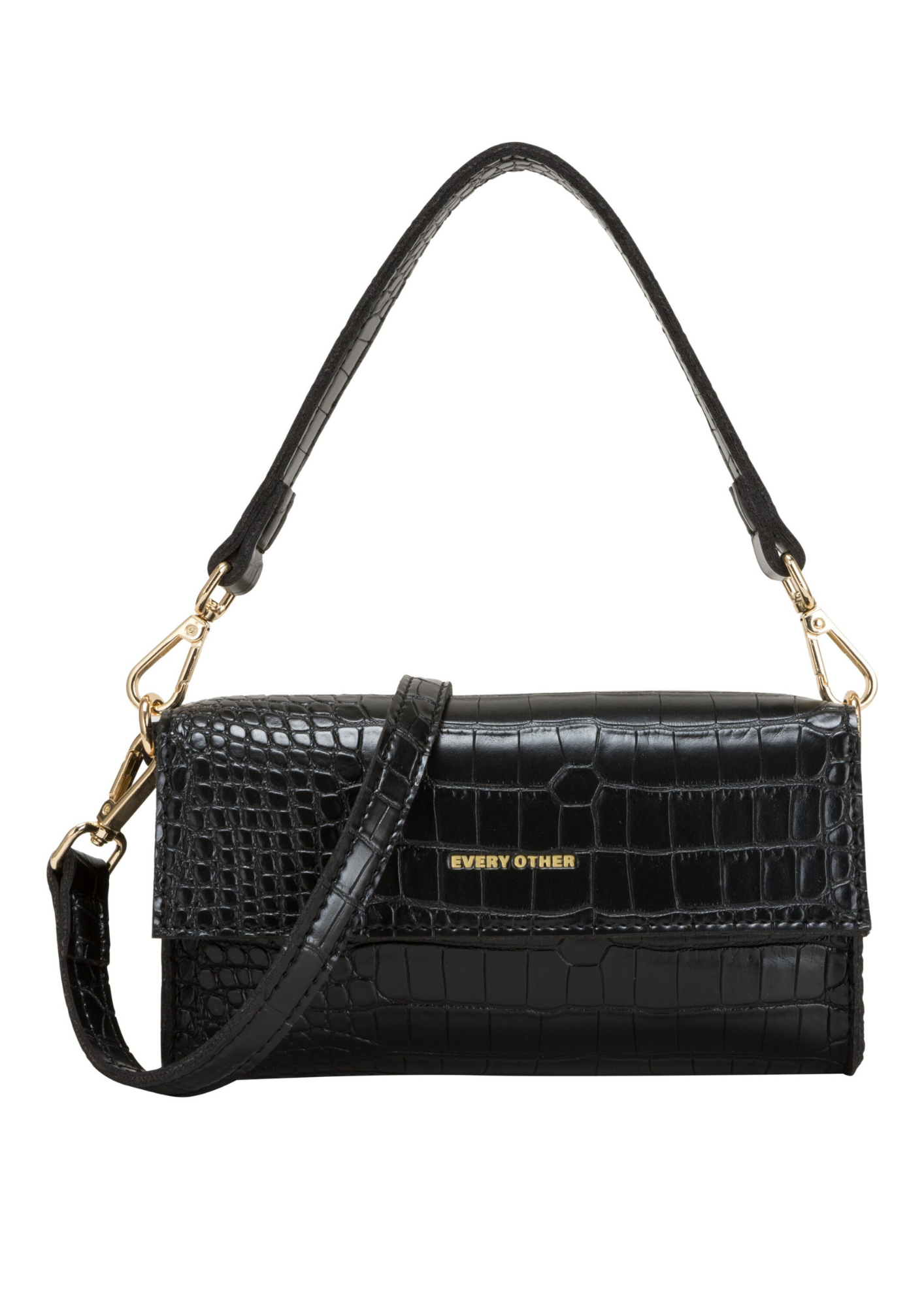 An image of the Every Other Croc Flap Over Shoulder/Crossbody