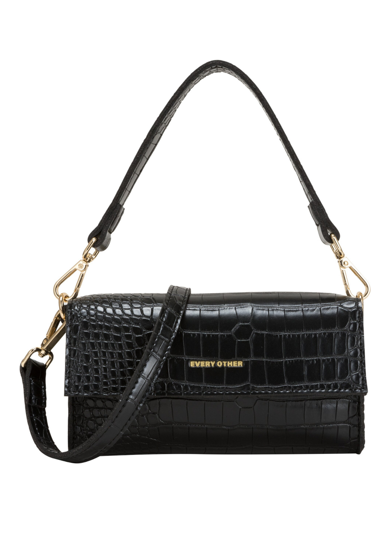 An image of the Every Other Croc Flap Over Shoulder/Crossbody