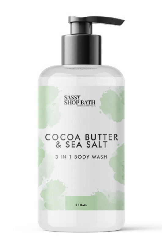 An image of the Sassy Scents Body Wash 3in1 210ml