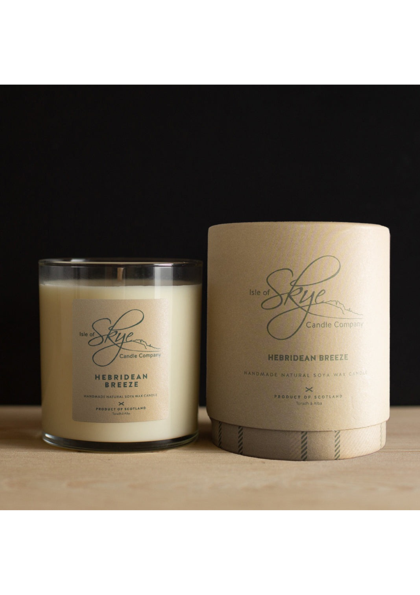 An image of the Isle of Skye Candle
