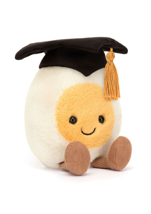 An image of the Jellycat Jellycat Amusables Boiled Egg Graduation
