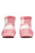 An image of the Bedroom Athletics Celeste Check Sherpa Slipper Boots