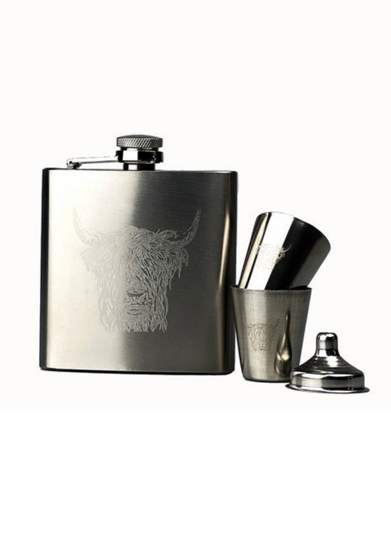 An image of the Selbrae House Hip Flask & Cup Set
