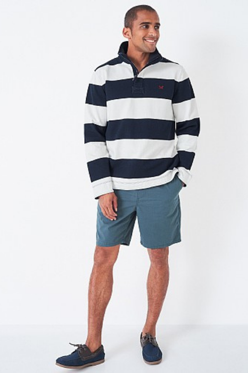 An image of the Crew Clothing Padstow Pique Sweatshirt