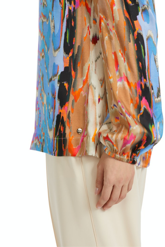 An image of the Marc Cain Long Sleeve Blouse Multi