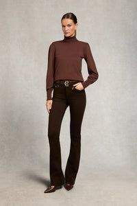 High Rise Flared Jean