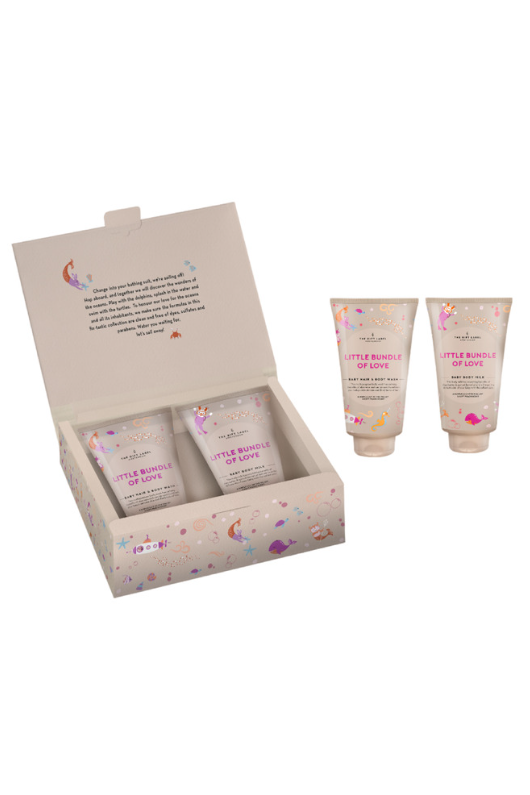 An image of the The Gift Label Baby Gift Set 2 Pack 2x125ml