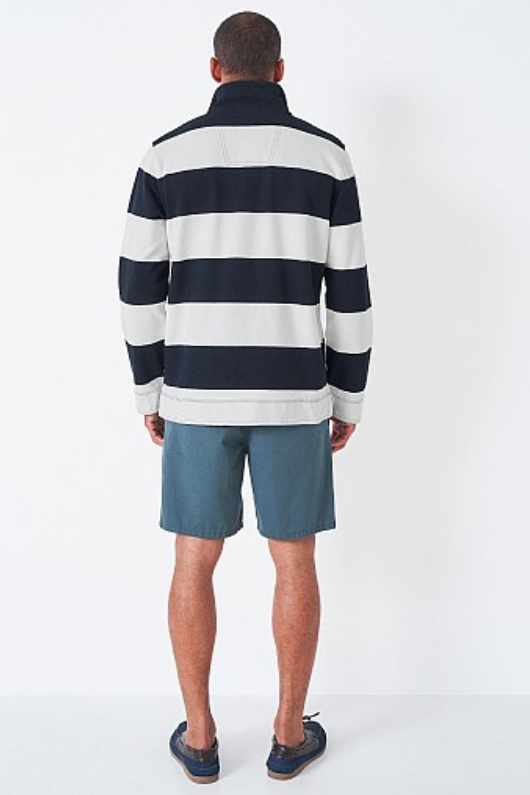 An image of the Crew Clothing Padstow Pique Sweatshirt
