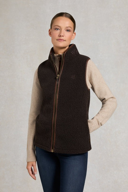 An image of the Holland Cooper Country Fleece Gilet