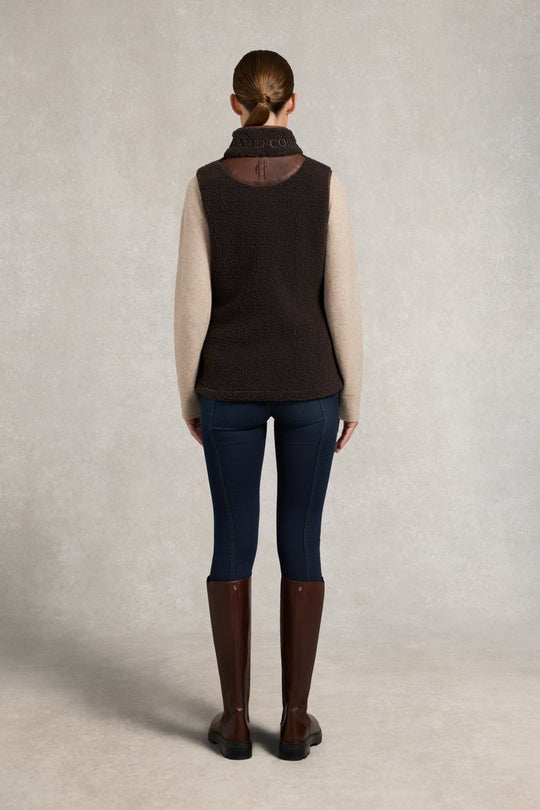 An image of the Holland Cooper Country Fleece Gilet