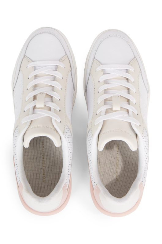 An image of the Tommy Hilfiger Tommy Hilfiger Embossed Court Sneaker