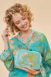 An image of the Powder Hummingbird Make Up Bag