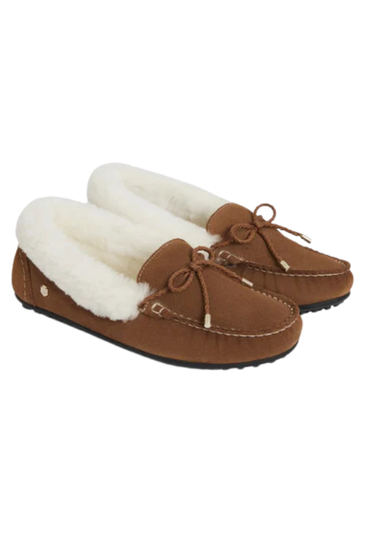 An image of the Fairfax & Favor Fairfax & Favor Henley Shearling Lined Slippers