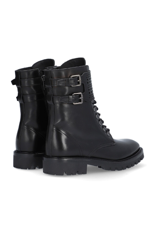 An image of the Alpe Leather Buckle Detail Boot