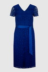 An image of the Bianca Darcey Short Sleeve Lace Dress