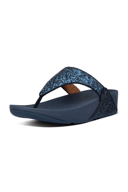 An image of the Fitflop Lulu Glitter Toe-Post Sandals