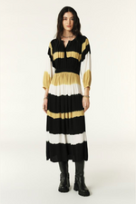 An image of the BA&SH Valeria Dress Tie Dye Design