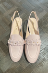 An image of the Evaluna Gilda Slingback Flat Shoe