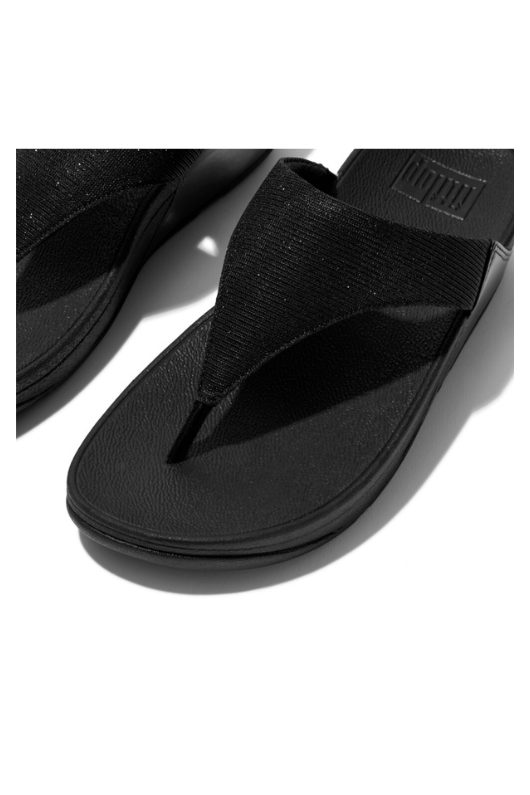 An image of the Fitflop Lulu Shimmerlux Toe-Post Sandals