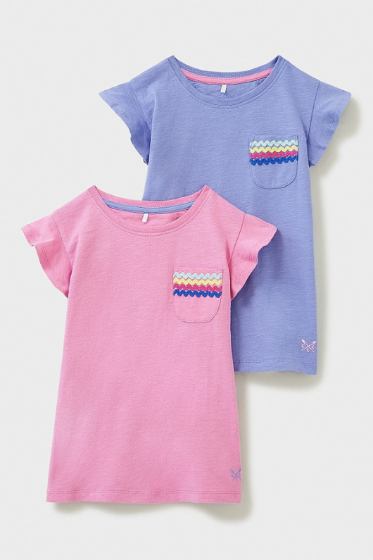 An image of the Crew Clothing 2 Pack T-Shirts