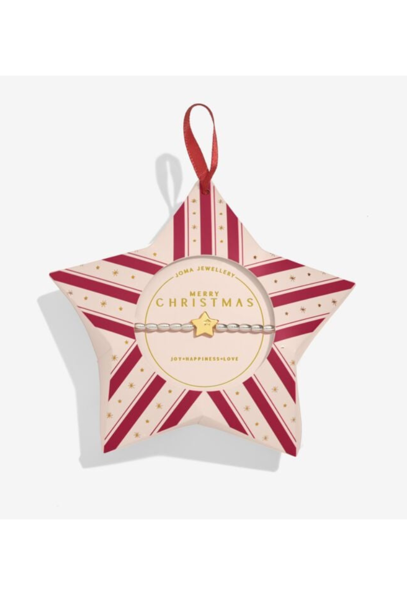 An image of the Joma Jewellery Christmas Wish 'Merry Christmas' Bracelet