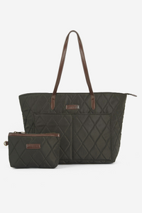 An image of the Barbour Quilted Tote Bag