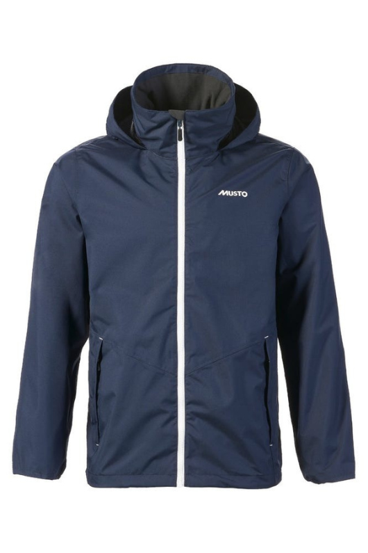 An image of the Musto Men's Nautic Rain Jacket in the colour Navy.