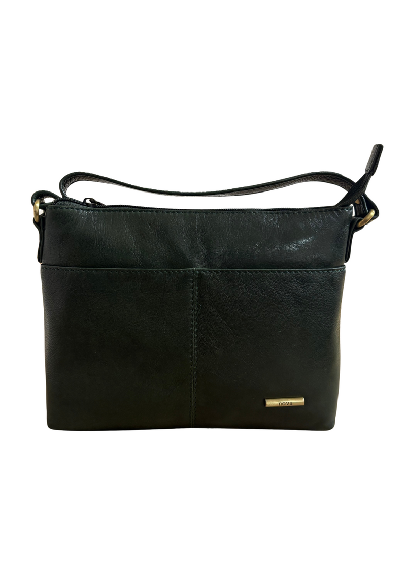 An image of the Nova Leathers Crossbody Bag With Pockets