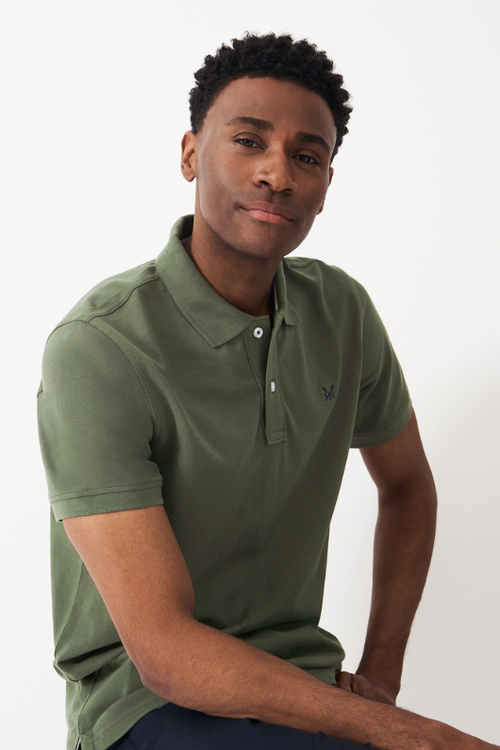 An image of the Crew Clothing Classic Pique Polo