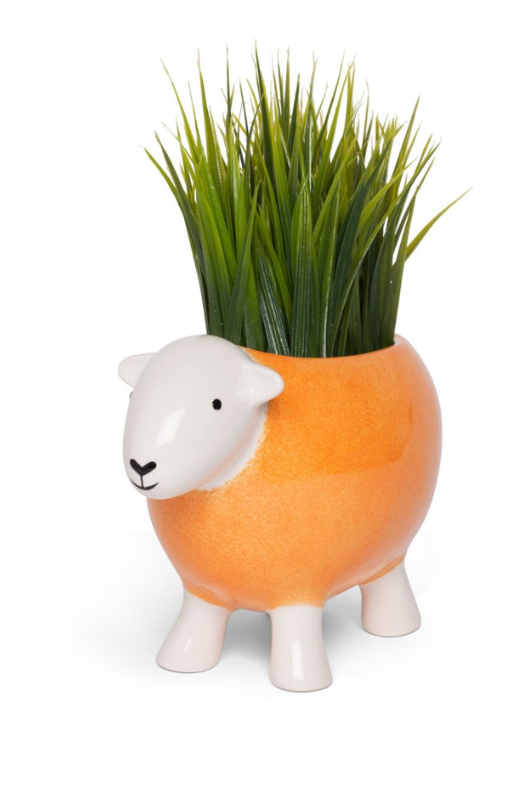 The Herdy Company Sheep Planter in Orange.