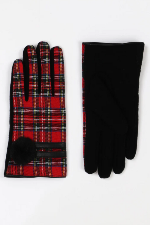 An image of the Pia Rossini Tartan Gloves